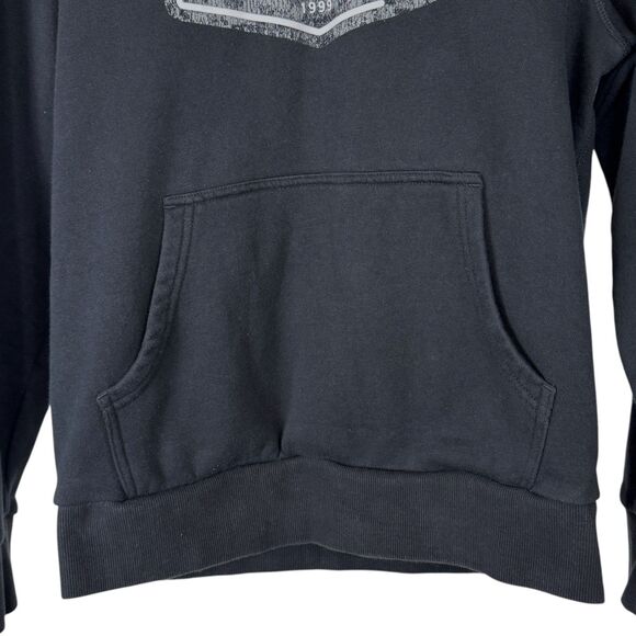 Hurley Black with gray and white screen print sweatshirt with hood Size Small - Picture 6 of 11